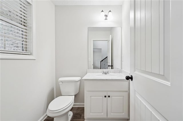 56 Sugar Leaf Ln, Jefferson, GA 30549 - half bath with vanity and wood finished floors