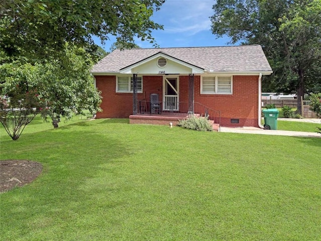1146 Nelson St, Jackson, GA 30233 - ranch-style home featuring brick siding, crawl space, and roof with shingles