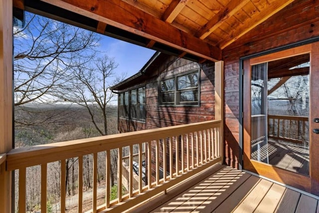view of deck