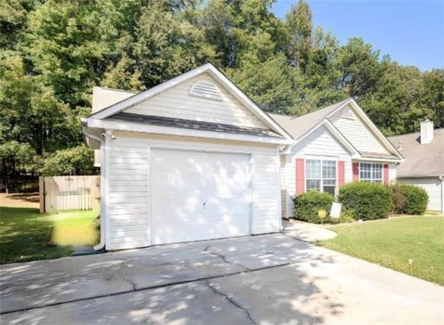 159 Misty Ridge Trl, Stockbridge, GA 30281 - view of front of property featuring concrete driveway and a front lawn