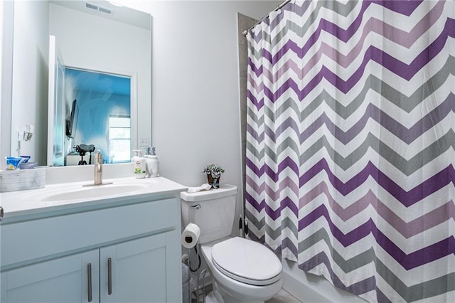 3518 Mount Blue Ave, Tucker, GA 30084 - bathroom featuring vanity, toilet, and curtained shower