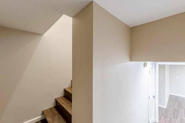 7928 S Giles Rd, Douglasville, GA 30135 - stairs featuring wood finished floors and baseboards