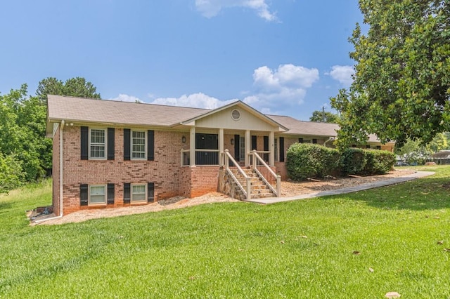 7928 S Giles Rd, Douglasville, GA 30135 - ranch-style home featuring brick siding, a front lawn, and roof with shingles