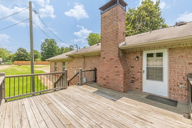 7928 S Giles Rd, Douglasville, GA 30135 - wooden deck featuring a yard