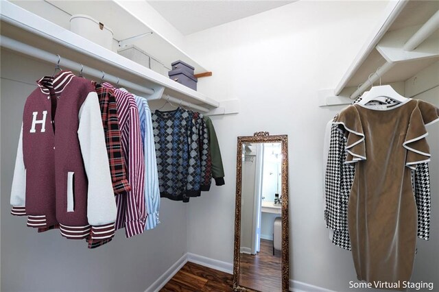 1150 Collier Rd NW Unit G8, Atlanta, GA 30318 - walk in closet with wood finished floors