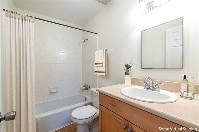 1150 Collier Rd NW Unit G8, Atlanta, GA 30318 - bathroom featuring vanity and shower / bath combo with shower curtain