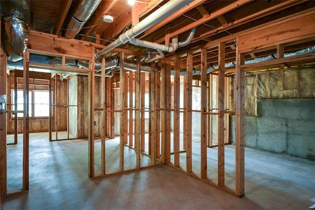 miscellaneous room featuring concrete floors