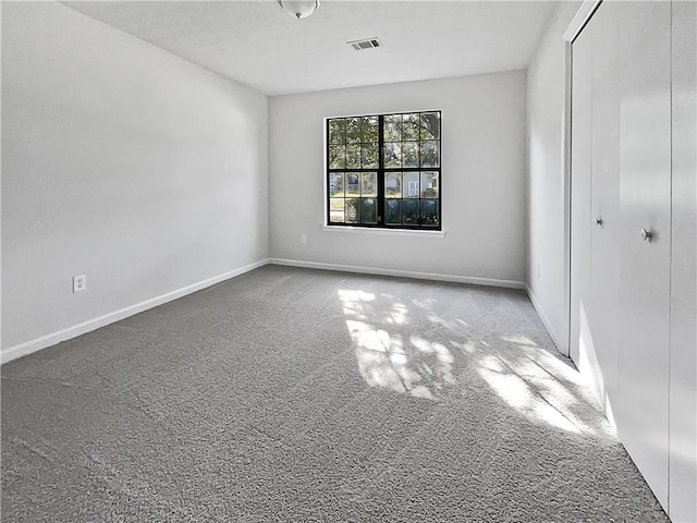 unfurnished bedroom with carpet flooring