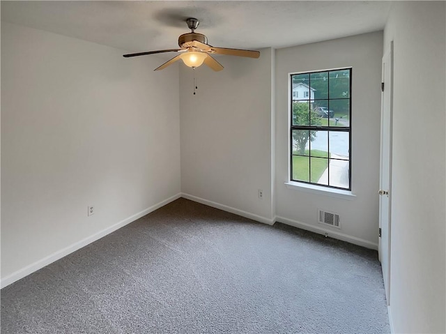 320 Rebecca Lake Way, Fairburn, GA 30213 - spare room with carpet floors, a ceiling fan, and baseboards
