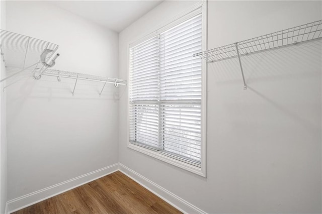 3850 Laurel Dr NW, Acworth, GA 30101 - spacious closet with wood finished floors