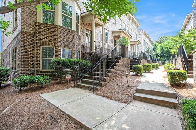 1216 Virginia Ct NE Unit 8, Atlanta, GA 30306 - view of front of property with brick siding and stairs