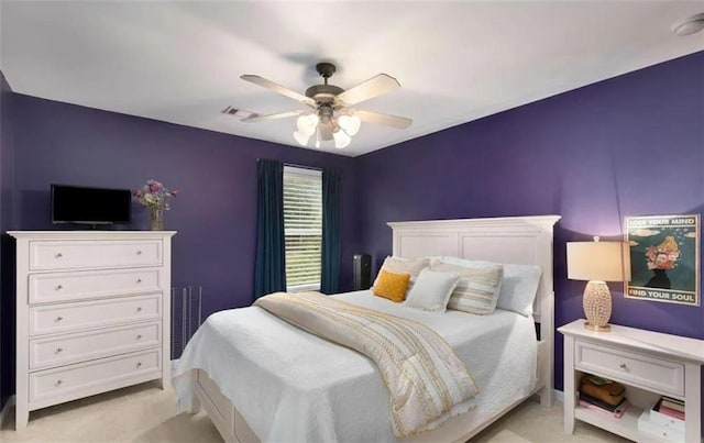 6038 Mayfield Way SE, Mableton, GA 30126 - bedroom featuring light colored carpet and ceiling fan