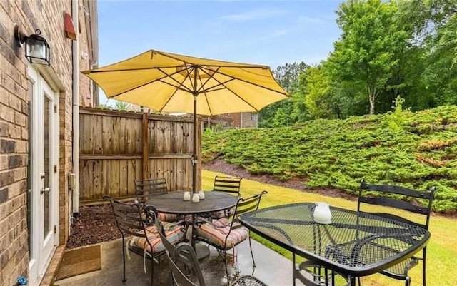 6038 Mayfield Way SE, Mableton, GA 30126 - view of patio / terrace featuring outdoor dining area