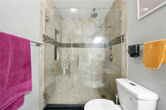 6980 Roswell Rd # A8, Atlanta, GA 30328 - bathroom with toilet and a shower stall