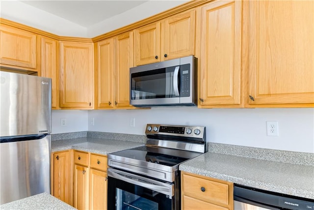 kitchen featuring appliances with stainless steel finishes