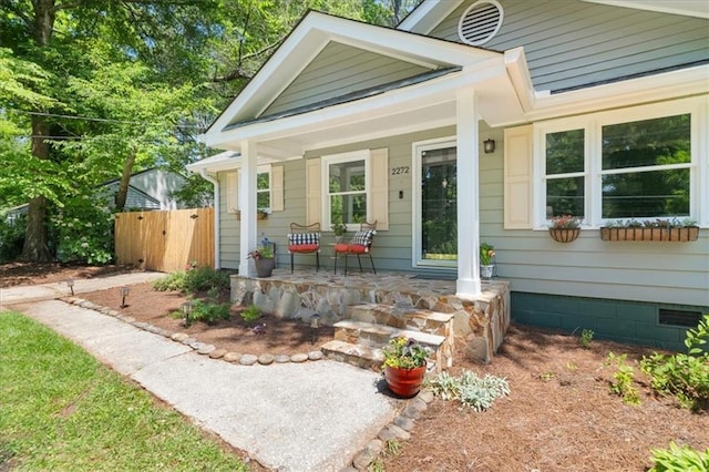 2272 Desmond Dr, Decatur, GA 30033 - doorway to property featuring a porch