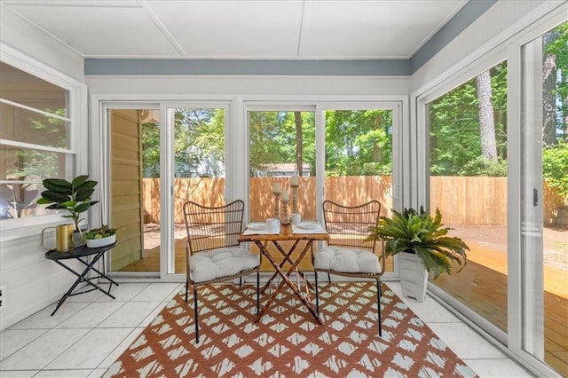 2272 Desmond Dr, Decatur, GA 30033 - sunroom featuring tile patterned flooring