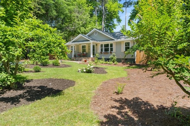 2272 Desmond Dr, Decatur, GA 30033 - view of front of house featuring a front lawn, covered porch, and crawl space