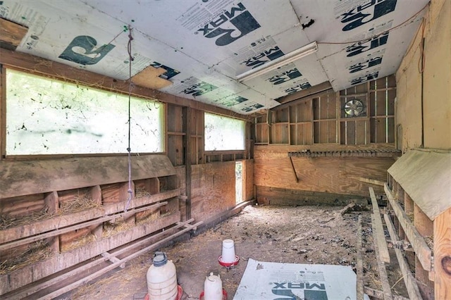 view of horse barn