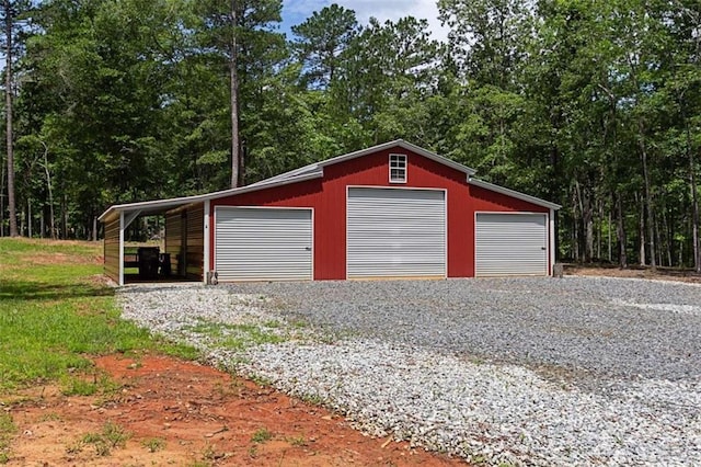 1505 Willis Rd, Barnesville, GA 30204 - garage with a detached garage and driveway