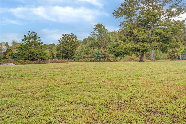 1187 Dixie Rd, Covington, GA 30014 - view of green lawn featuring a view of trees