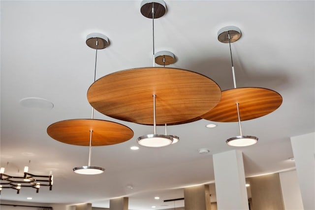 interior details with recessed lighting