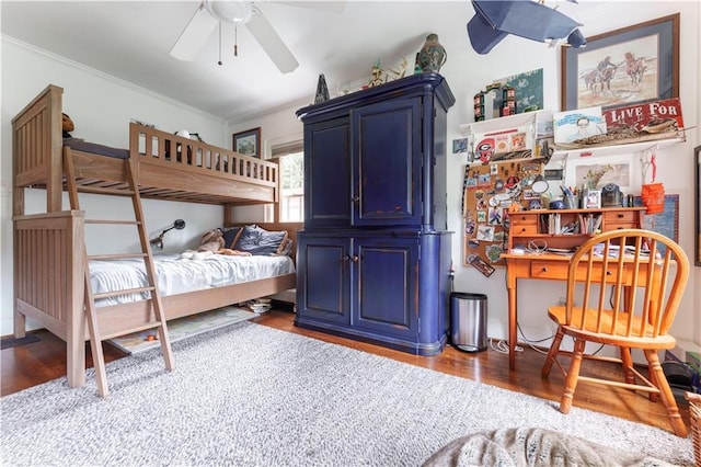 657 E Paces Ferry Rd NE, Atlanta, GA 30305 - bedroom with wood finished floors and ornamental molding