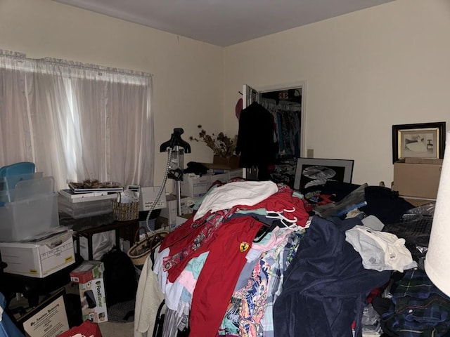 bedroom featuring a closet