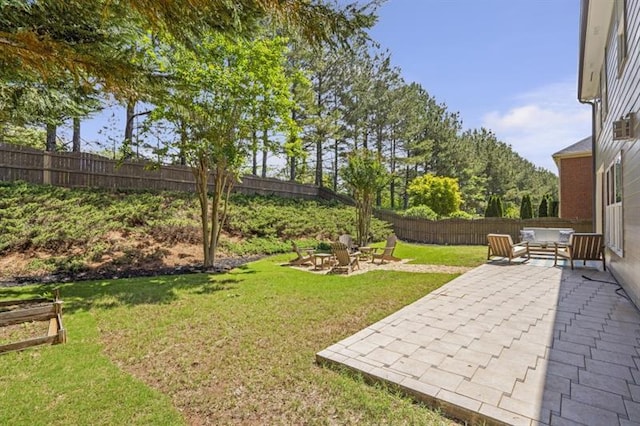 4765 Silver Leaf Dr, Cumming, GA 30040 - fenced backyard featuring a patio