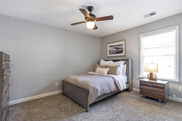 4765 Silver Leaf Dr, Cumming, GA 30040 - bedroom featuring multiple windows, carpet floors, and a ceiling fan