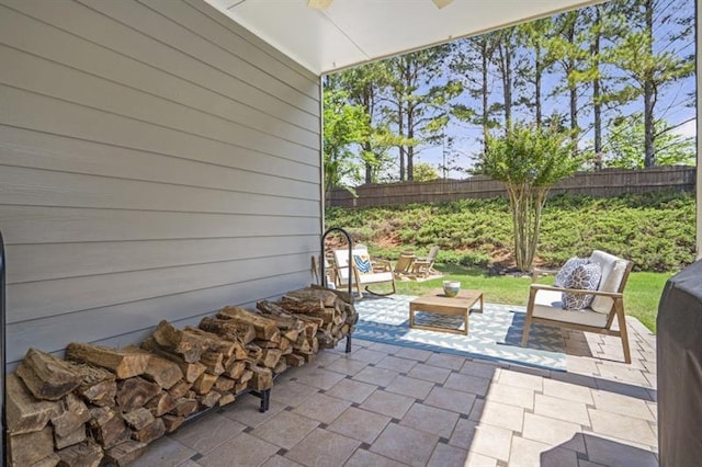 4765 Silver Leaf Dr, Cumming, GA 30040 - view of patio / terrace featuring an outdoor hangout area