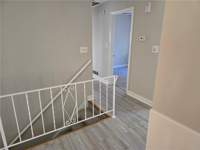 interior space featuring hardwood / wood-style floors