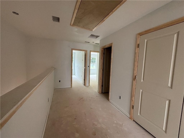 4428 Ryan St, Douglasville, GA 30135 - corridor featuring attic access