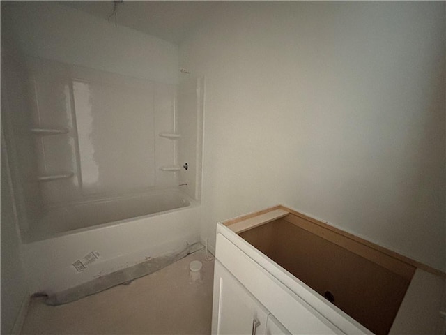 4428 Ryan St, Douglasville, GA 30135 - bathroom featuring vanity and shower / tub combination