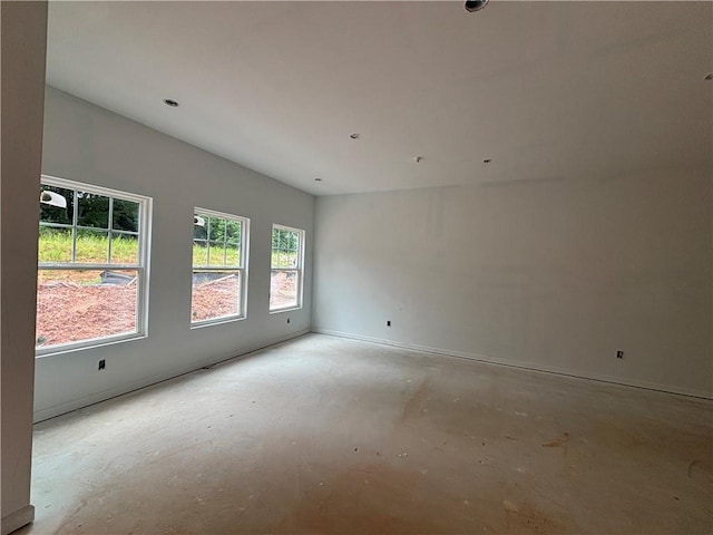 4428 Ryan St, Douglasville, GA 30135 - spare room featuring concrete floors and baseboards