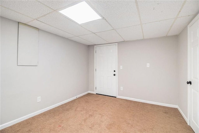 28 Fawn Ct, Sharpsburg, GA 30277 - empty room featuring light colored carpet and a paneled ceiling