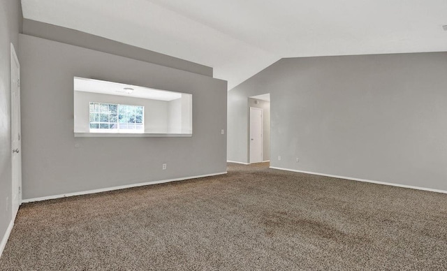 1234 Wellhouse Walk, Stone Mountain, GA 30088 - spare room featuring carpet and vaulted ceiling