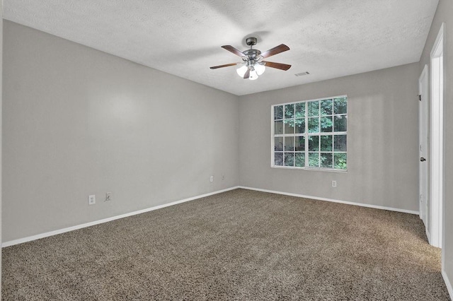 1234 Wellhouse Walk, Stone Mountain, GA 30088 - unfurnished room with ceiling fan, carpet, and a textured ceiling