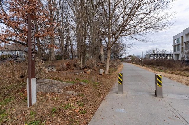 view of road