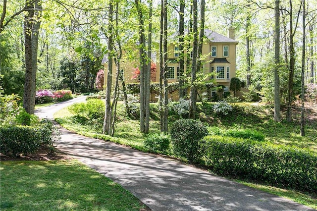 surrounding community featuring driveway