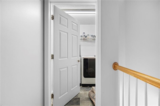 212 Regent Sq, Woodstock, GA 30188 - corridor featuring washer / clothes dryer