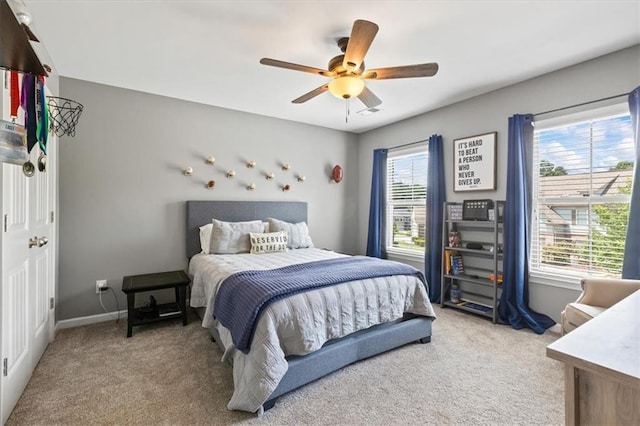 4275 Hunters Walk Way, Cumming, GA 30028 - bedroom with carpet floors and ceiling fan