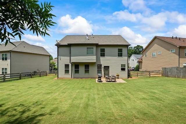 4275 Hunters Walk Way, Cumming, GA 30028 - back of property with a patio and a fenced backyard