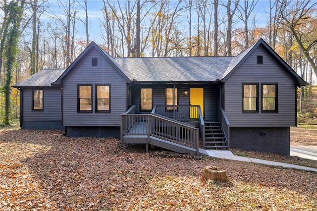 view of front of home featuring a porch