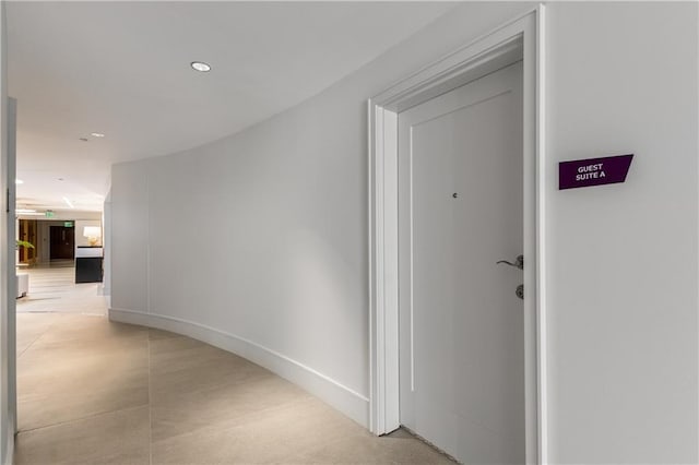 3325 Piedmont Rd NE Unit 2407, Atlanta, GA 30305 - hall featuring recessed lighting and baseboards