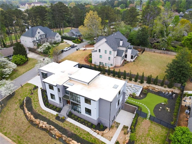 drone / aerial view