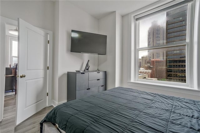 57 Forsyth St NW Unit 14B, Atlanta, GA 30303 - bedroom with multiple windows, wood finished floors, and baseboards