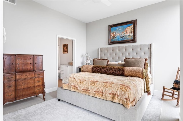 2795 Peachtree Rd NE Unit 2101, Atlanta, GA 30305 - bedroom with carpet floors, ensuite bathroom, and baseboards