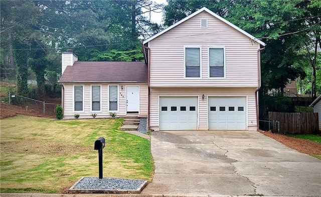 849 Cadet Ct NW, Lilburn, GA 30047 - unfurnished living room featuring tile patterned floors, vaulted ceiling, visible vents, and a fireplace
