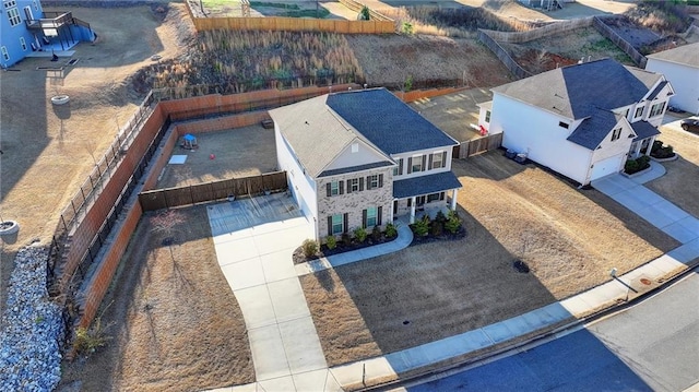 4825 Odum View Ln, Cumming, GA 30040 - aerial view of property and surrounding area